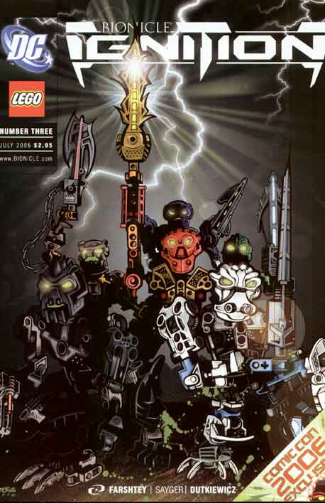Bionicle Ignition #3 Comicon International exclusive cover