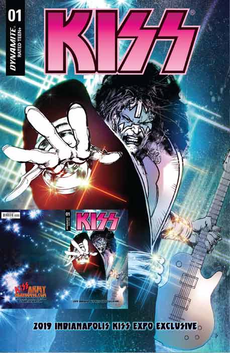 Kiss The End #1A Indianapolis Kiss Expo Sayger exclusiver cover
